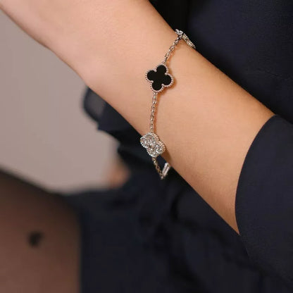 KLEE-ARMBAND DELUXE | SILBER & SCHWARZ