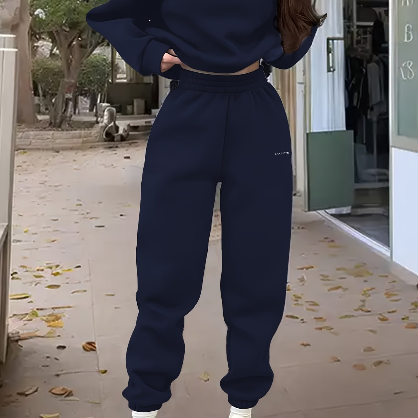 Damen Casual Sweatshirt Set mit Hose