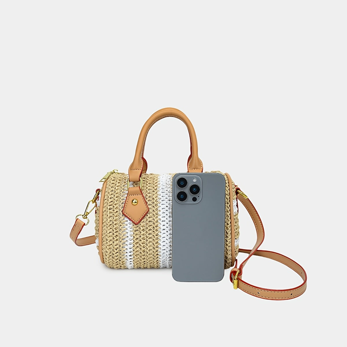 Elegante Damen Crossbody Bag mit Geflochtener Textur