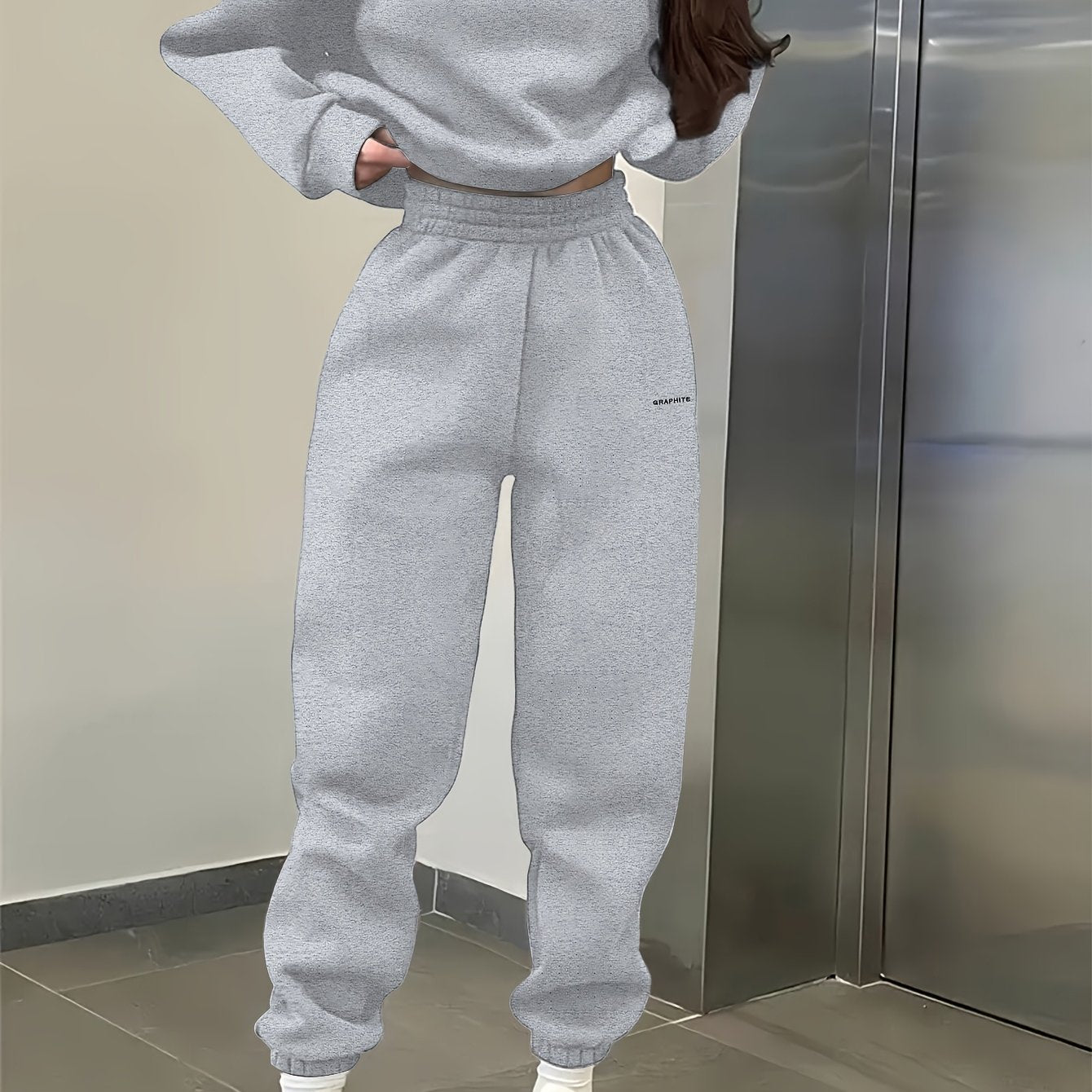 Damen Casual Sweatshirt Set mit Hose