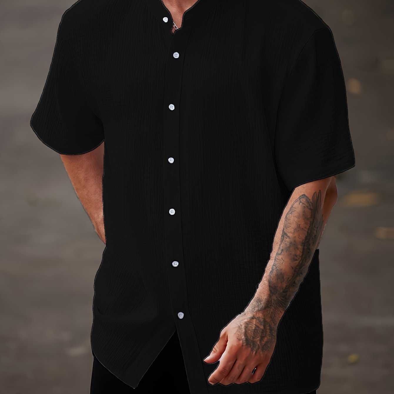 Herren Casual Hemd in Großen Größen
