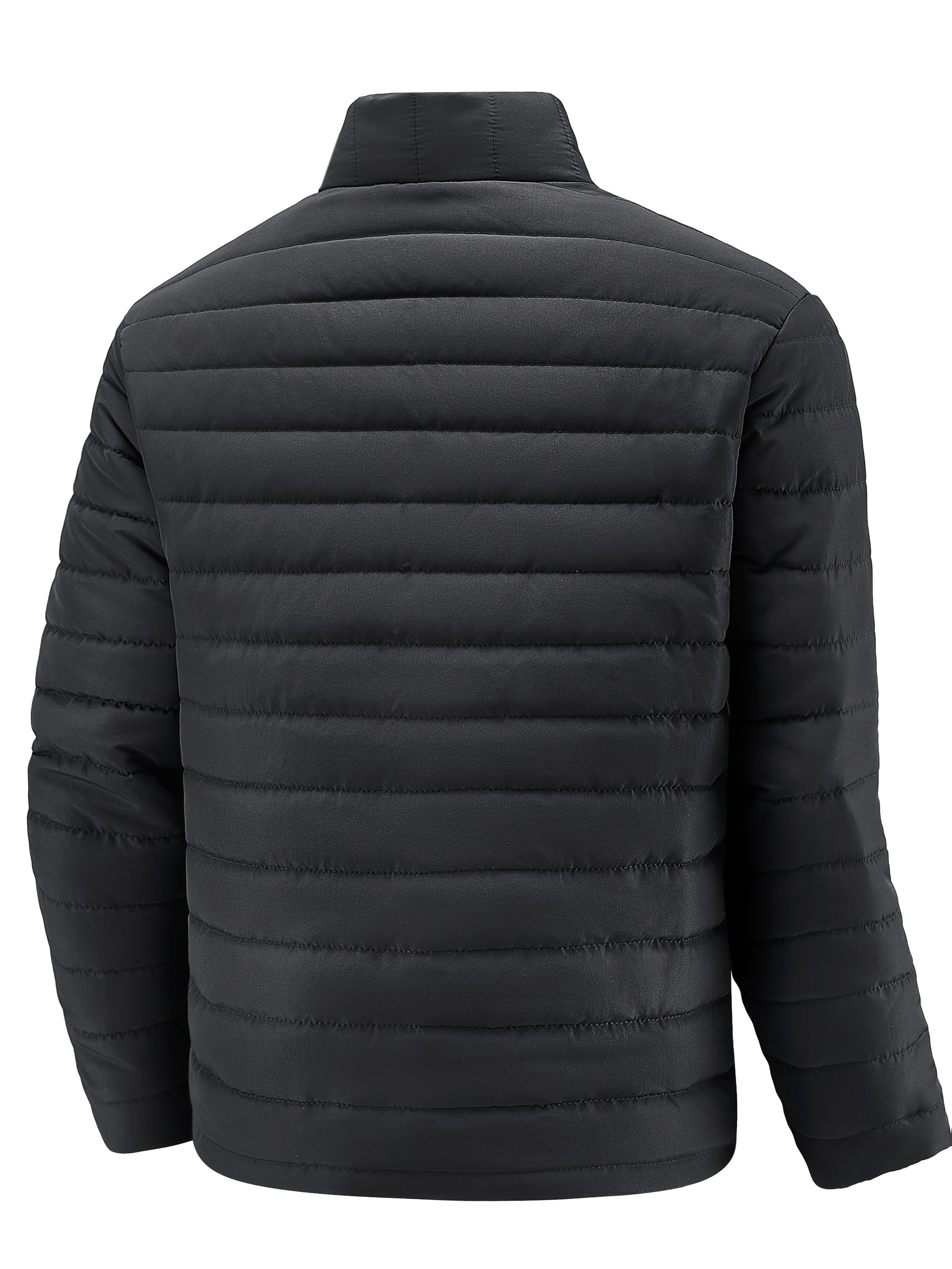 Herren Gepolsterte Winterjacke mit Stehkragen