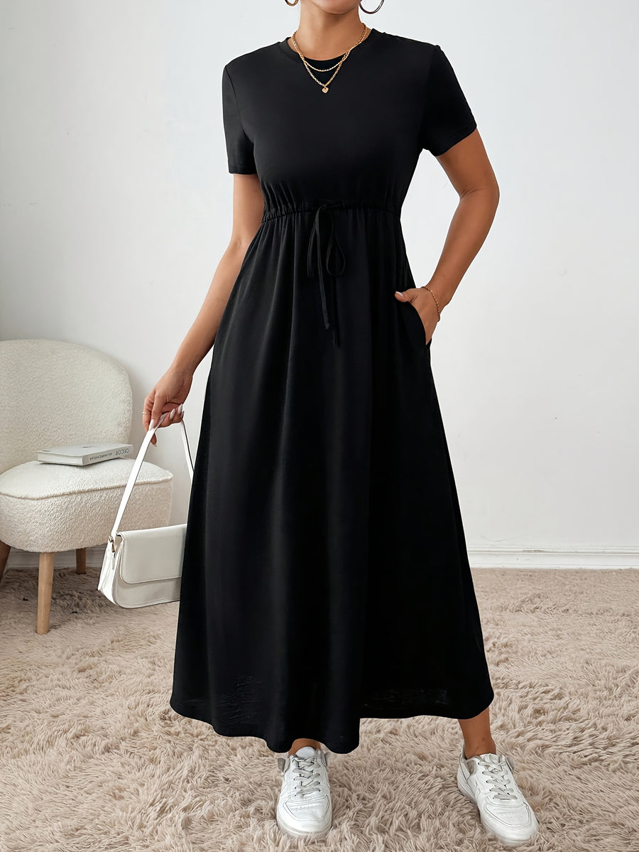 Damen Modisches Fit-and-Flare Kleid