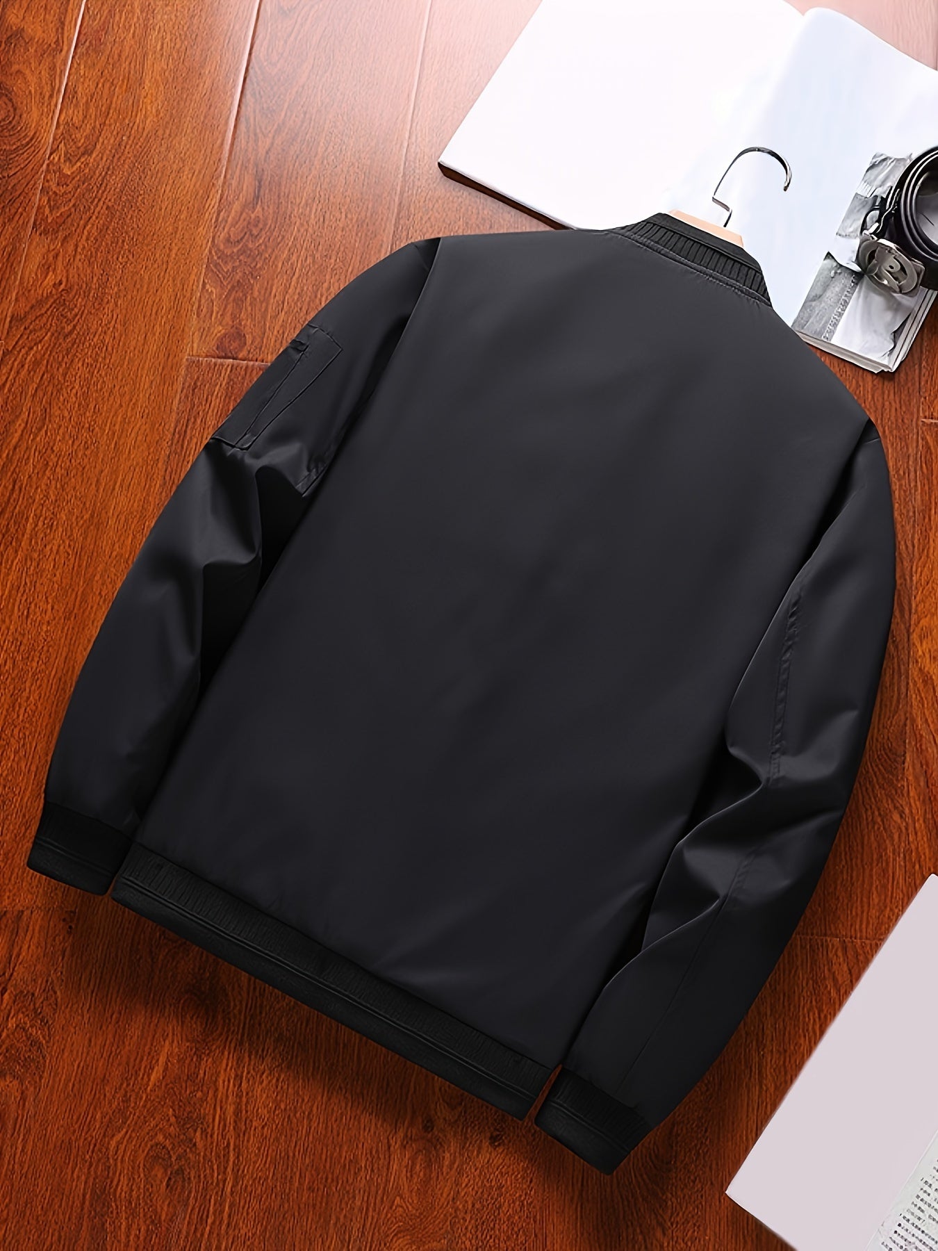 Herren Plus Size Bomberjacke für Alltag und Freizeit
