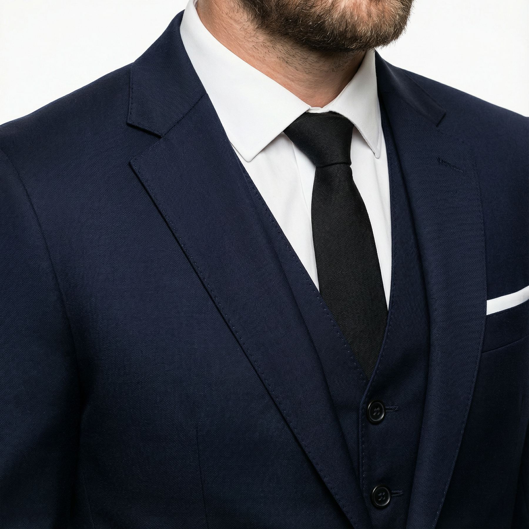 Herren Anzug – Dreiteilig Slim Fit mit Weste