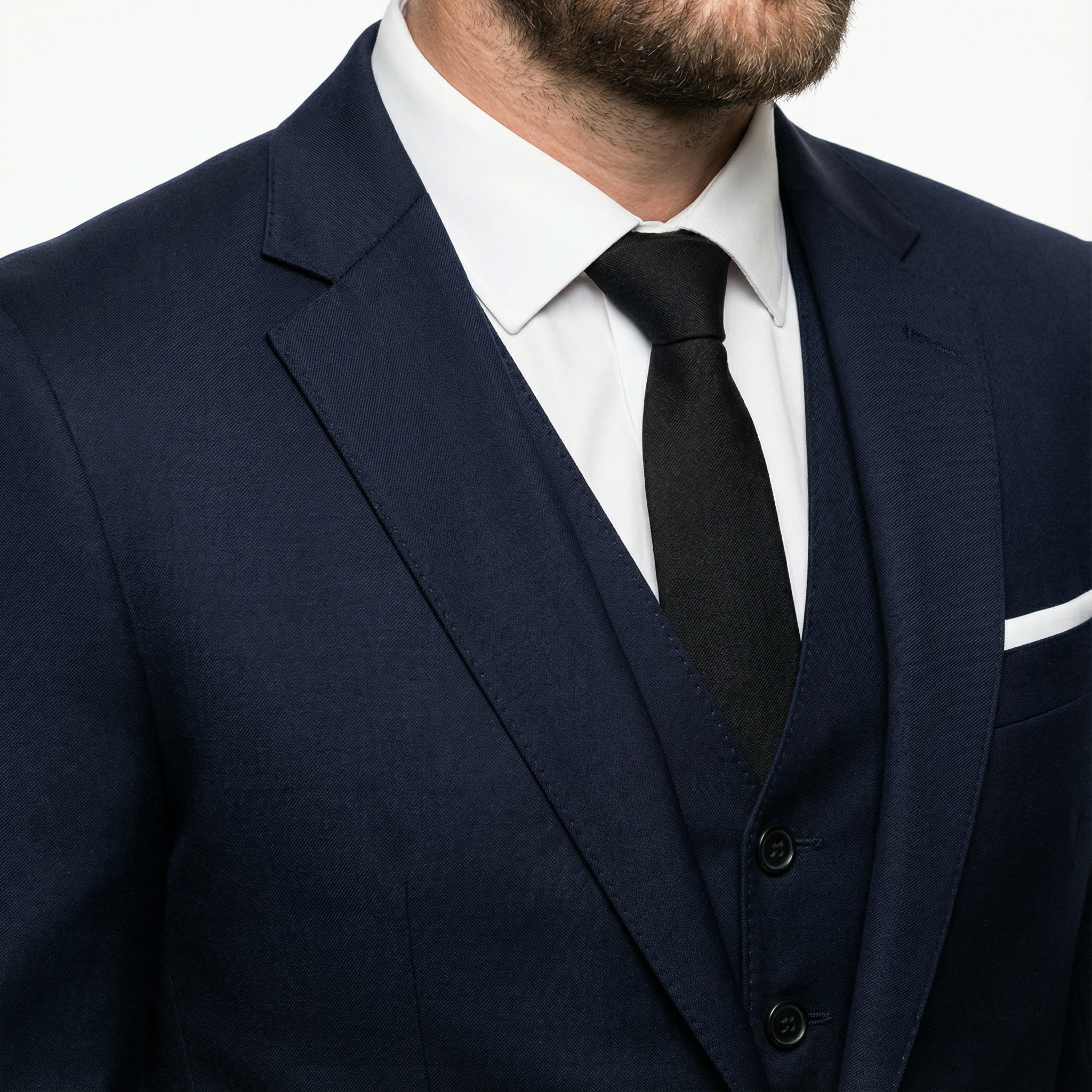 Herren Anzug – Dreiteilig Slim Fit mit Weste