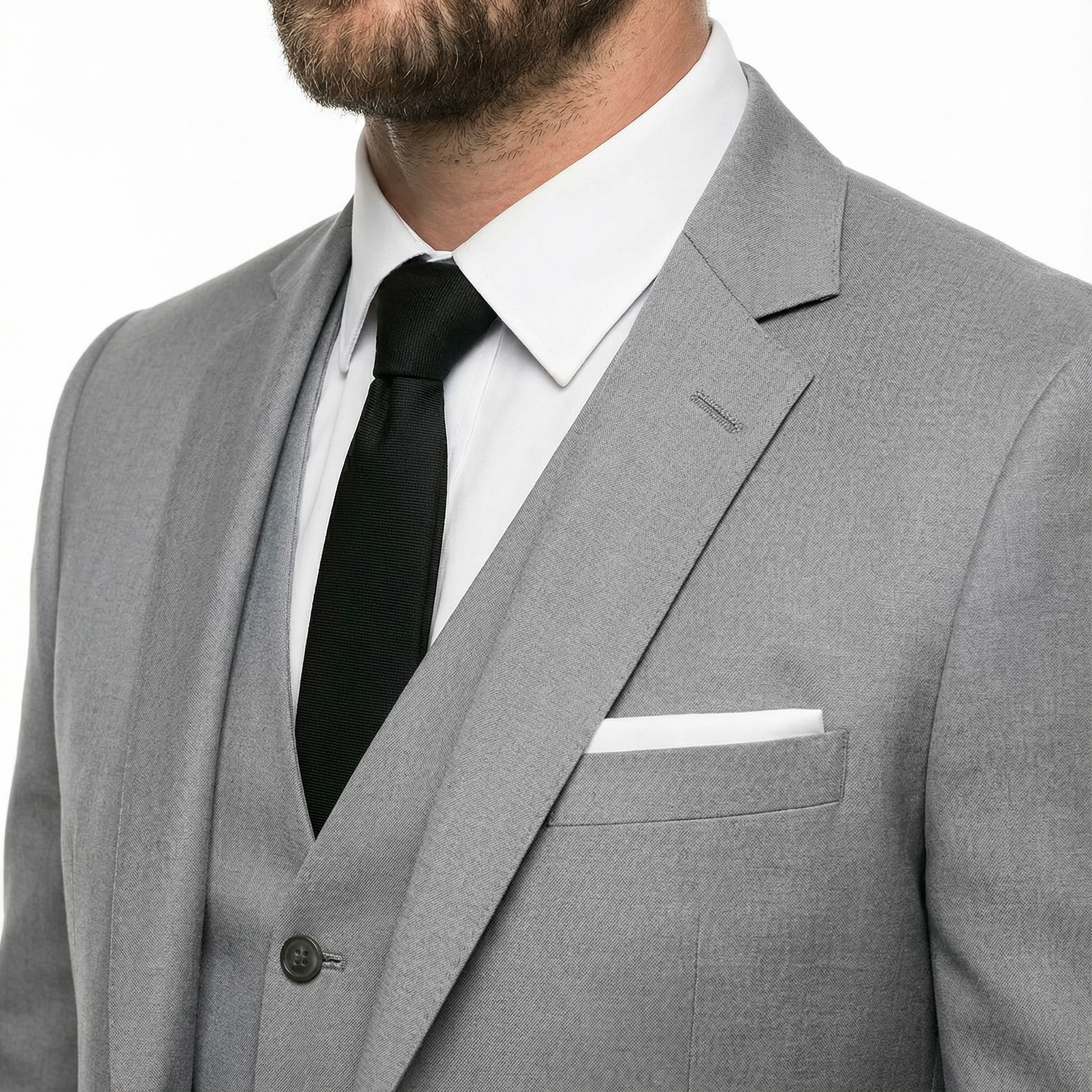 Herren Anzug – Dreiteilig Slim Fit mit Weste