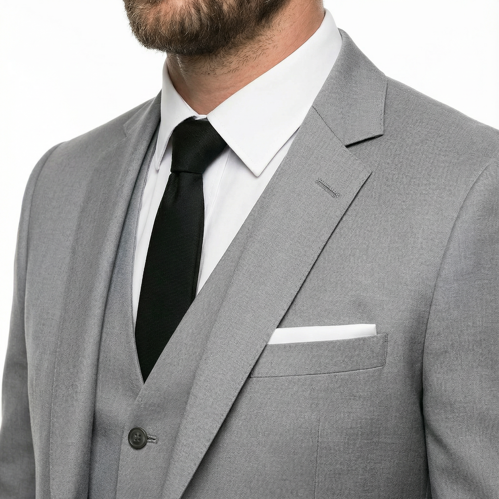 Herren Anzug – Dreiteilig Slim Fit mit Weste