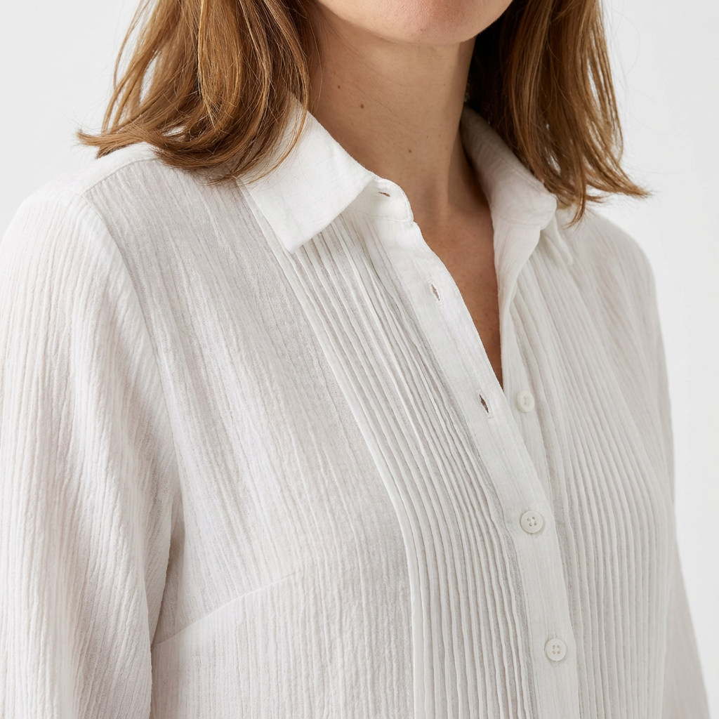 Damen Leinen Maxikleid – Minimalistisch