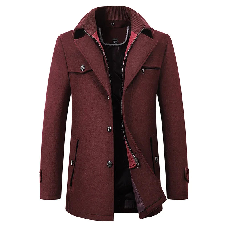 Herren Wasserdichte Business Winterjacke