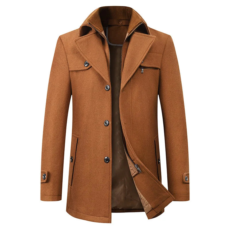 Herren Wasserdichte Business Winterjacke