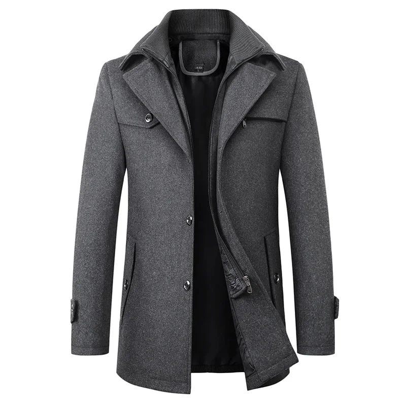 Herren Wasserdichte Business Winterjacke