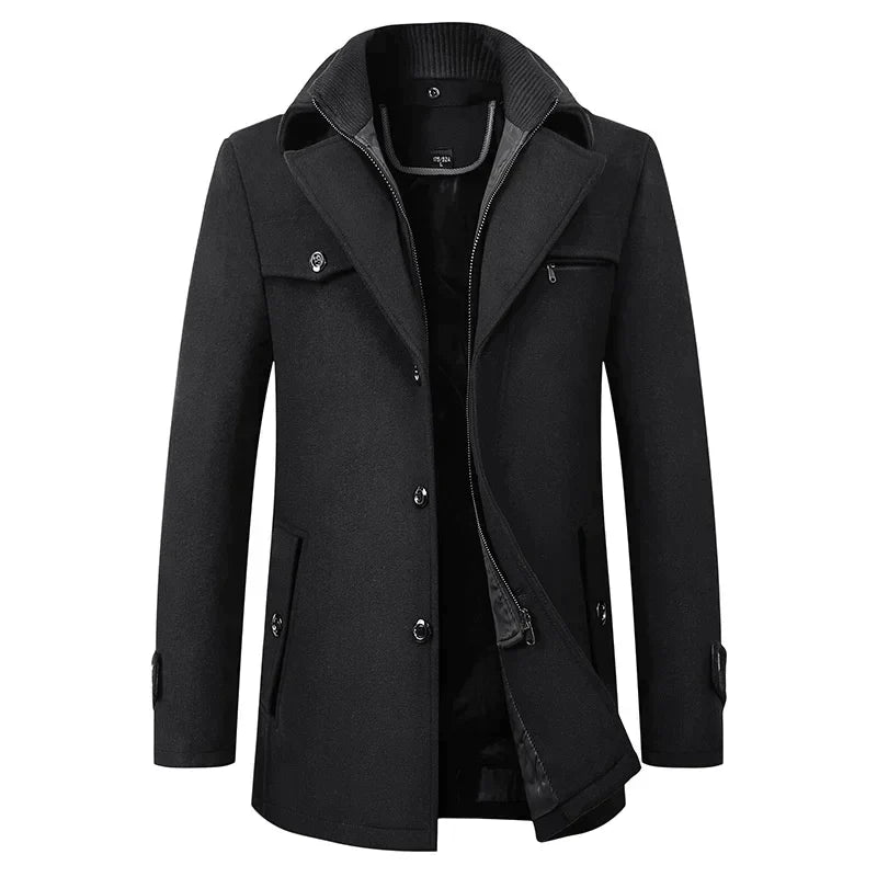 Herren Wasserdichte Business Winterjacke
