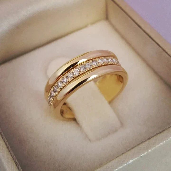 Sarah - Vintage Zirkonia Eingerahmter Ring