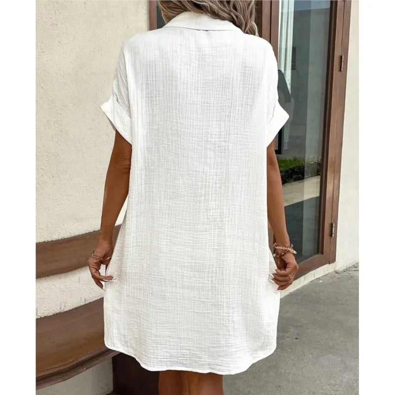 Carlijn™ Damen Sommerkleid – Mit Kragen