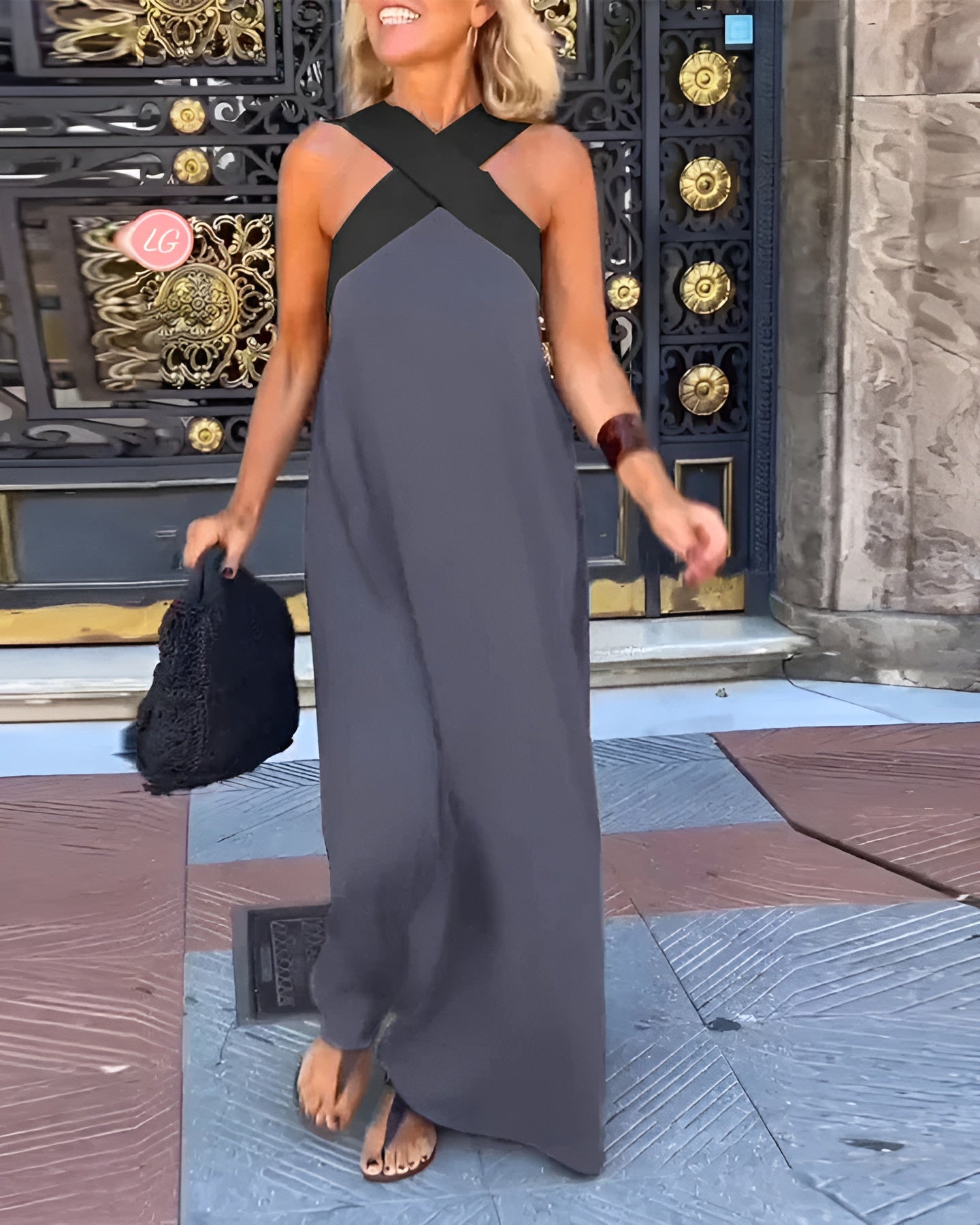 Delphine | Damen Kleid mit Wickeldesign Elegant