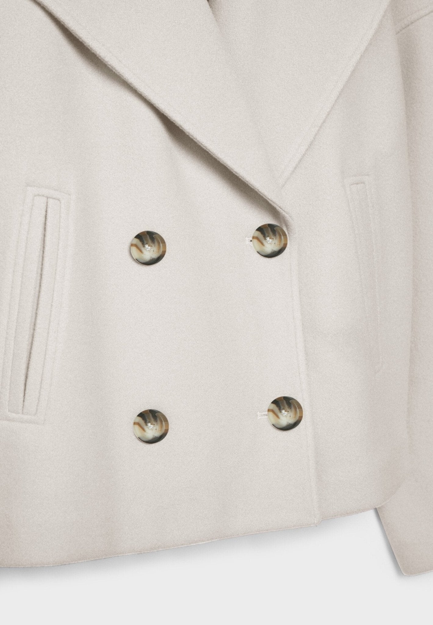 Damen Jacke mit Kurzschnitt & Doppelreiher